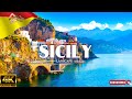 TRAVEL AROUND SICILY (4K UHD) | Calming Music With Beautiful Nature Video For Relaxation