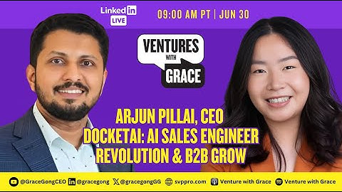 Arjun Pillai, CEO DocketAI, ex CDO at ZoomInfo : AI Sales Engineer