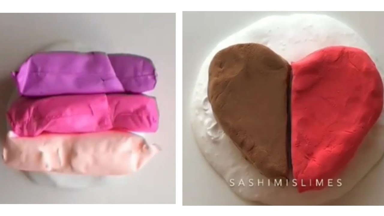 Satisfying Clay Slime Mixing!💚 - (ASMR Compilation) #39 || Lourraine Slime ||