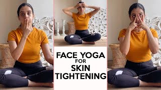 Face Yoga for Skin Tightening | 5 Exercises For Anti Ageing | Yoga With Mansi | Fit Tak screenshot 2