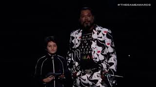 Kratos Actor Saying Boy on The Game Awards