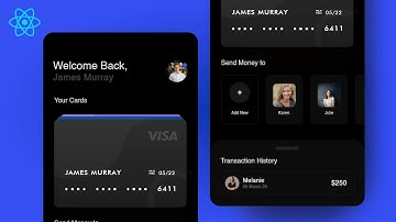 Finance App UI in React Native