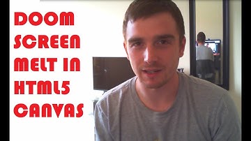 DOOM screen melt effect for website transitions (HTML 5 Canvas)