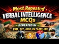 Most Repeated Verbal Intelligence MCQs/PMA/TCC/AFNS/PN Cadet/PAF 🇵🇰🇵🇰🇵🇰