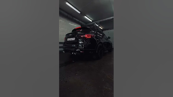 Infiniti FX 50S выхлоп😈