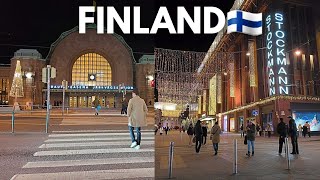 This Is Helsinki Nightlife -Finland Christmas Winter Vibes Started 2025