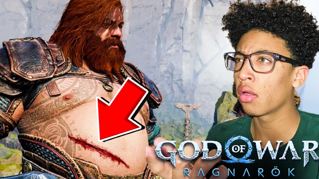 Why Doesn't Thor's Wound Heal in God of War Ragnarök #gow #godofwar #g