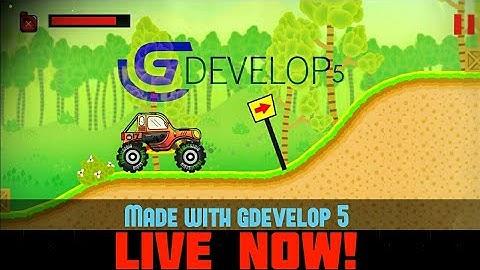 Game made with Gdevelop 5 true physics game for Android (LIVE NOW!) download link in description