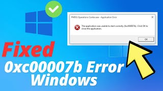 How to Fix 0xc00007b Error Windows | 2024 Guaranteed Fix