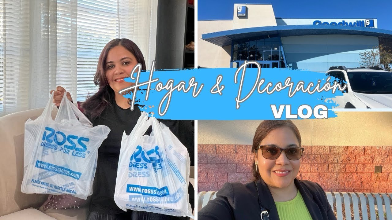 Vamos de Compras a Ross, Goodwill & BJ’S // Decoración del Hogar & Estilo de Vida Vlog🎀