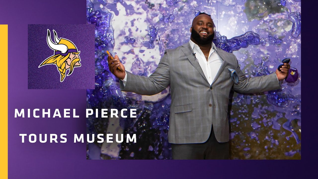 Michael Pierce Tours the Minnesota Vikings Museum
