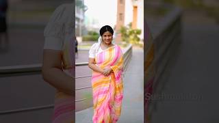 saree love ❤️ one minute saree #sushmakiron