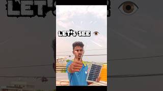 does this led light works with solar panel ?? #viral #techtech #youtubeshorts #rechargeablelight