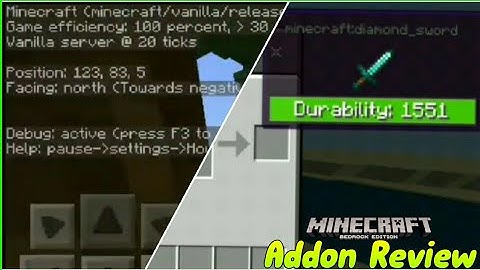 Java Debug Screen in MCPE!!! (+more Addons) | Minecraft Bedrock Addon Review #5