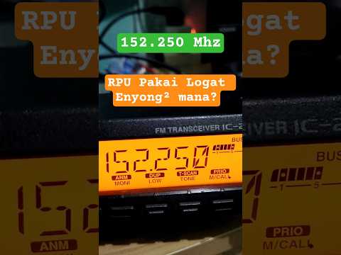 Frekuensi RPU 152.250 Mhz outut RPU