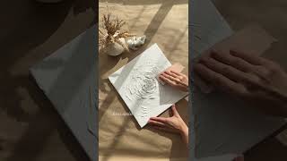 Creating Textured Art That Pops 🎨 | Satisfying &amp; Aesthetic #trending #shorts #viral #fyp