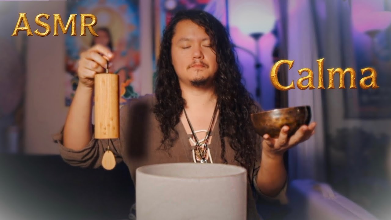 ASMR Para Calmar El Sistema Nervioso ☯️ Meditación profunda, Viaje Sonoro, Cuencos tibetanos