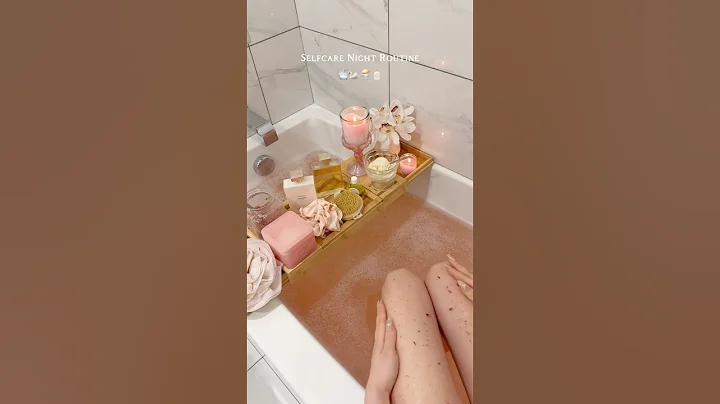 selfcare night🛁🧴🩰🍨 #skincare #selfcare #asmr #nightroutine #unwind #bath #aesthetic #softgirl