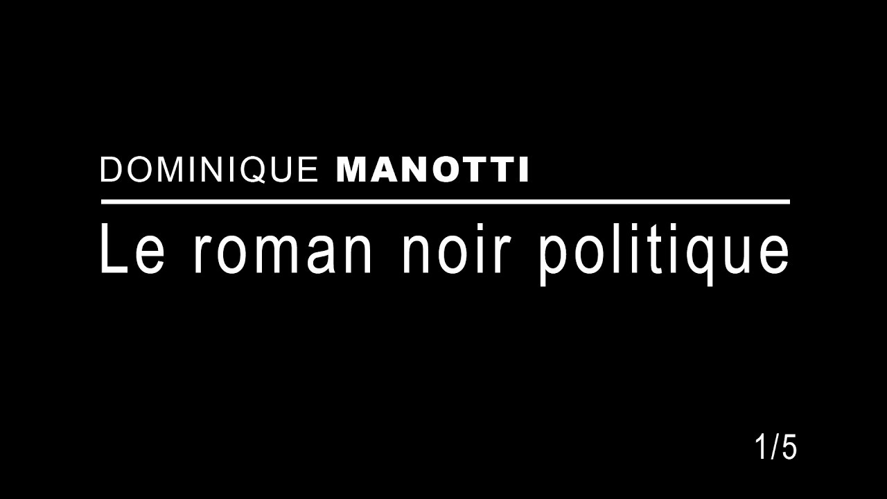 Dominique Manotti - Le roman noir politique (1/5)