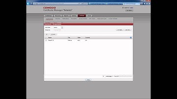 Comodo Certificate Manager and Active Directory