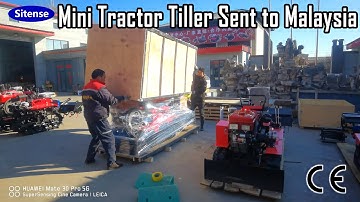 Mini Crawler Tractor Cultivator Tiller Sent to Malaysia
