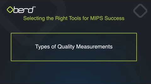 Types of Quality Performance Measures