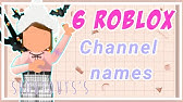 10 Roblox Channel Name Ideas Youtube - youtube roblox channel names