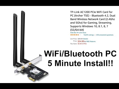 Установка карты WiFi в настольный ПК