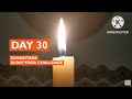 Day 30: Candle Concentration Practice (Dharana) - Samaritans 30 Day Yoga Challenge #candlemeditation