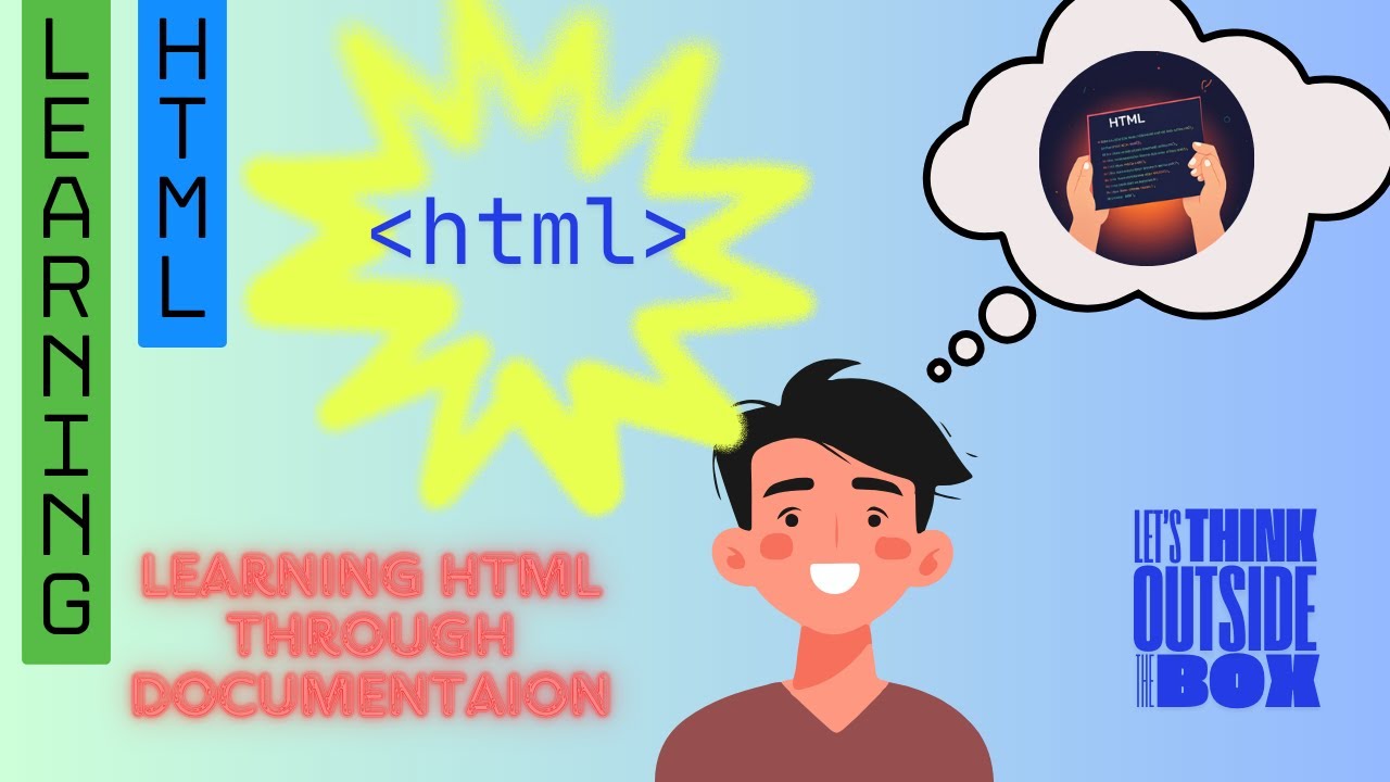 learning html through documentation live - YouTube