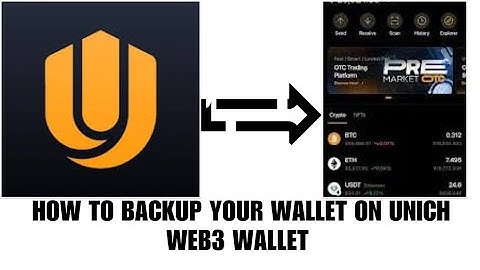 How to back up your account to Google drive on Unich WEB3 wallet