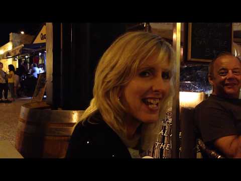 Singing along in Cabanas de Tavira, Portugal