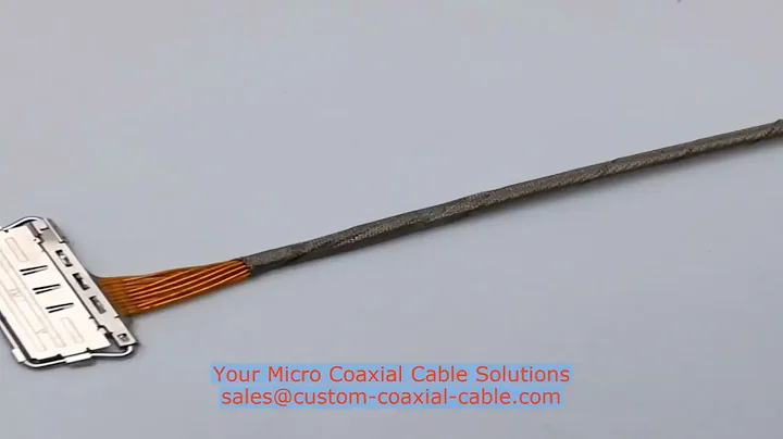 Special-Made lvds micro coax for wearable device controlled impedance Board-To-Fine Coaxial Cables b