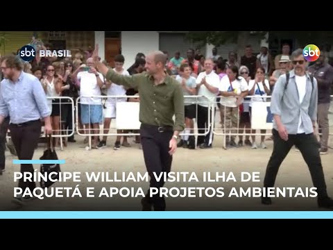 Video principe-william-visita-ilha-de-paqueta-rj-e-destaca-agenda-ambiental