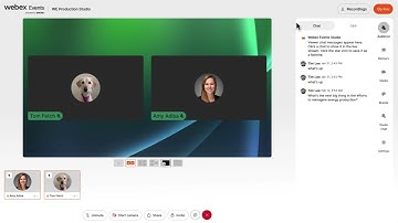 Chat, Q&A, and Polling in Webex Events Streaming