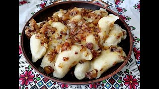 Dumplings with potatoes. RECIPE for perfect dough for dumplings