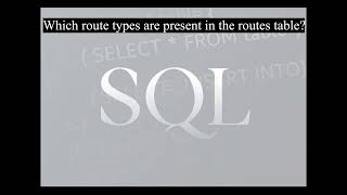 Basic SQL Queries on GTFS: SELECT, WHERE, DISTINCT, ORDER BY &amp; GROUP BY