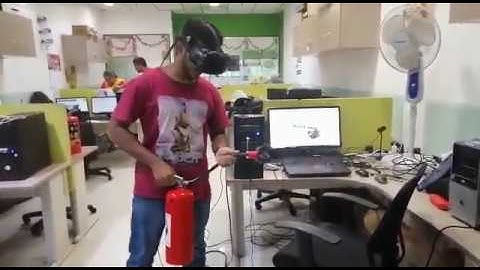 Fire Safety Training in Virtual reality | The Real Fire Extinguisher in Virtual Reality