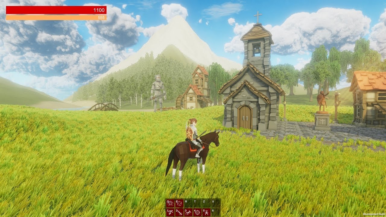 Knight Combat Update Low Poly RPG Inspired By Breath Of The Wild And 
