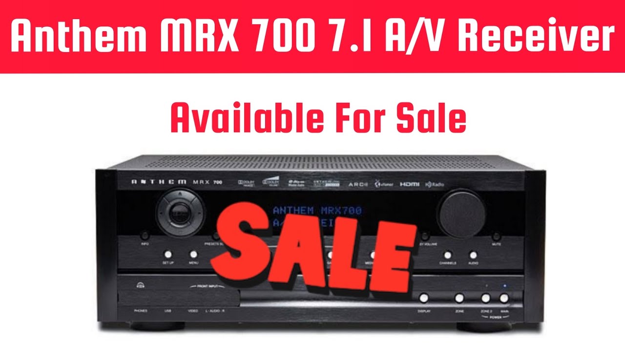 ANTHEM MRX 700 7.1AV Receiver | Available For Sale 