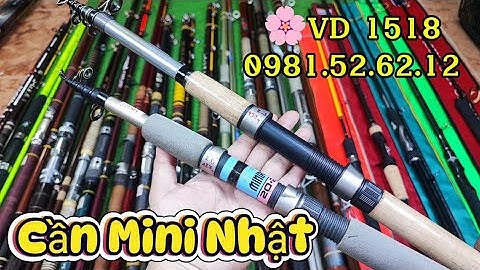 VD 1518:Cần Câu #Nhật Mới Nhất🔥Cần Rút Mini Carbon #DAIWA 2m1 - 2m4🔥Cần Ráp Khúc #Phíp Nhật Giá Rẻ