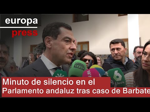 El Parlamento andaluz guarda minuto de silencio y Moreno reclama más recursos tras caso Barbate