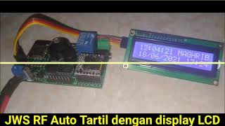 PCB JWS. Controller jam digital running text dengan Auto Tartil. untuk 1 sampai 4 panel led P10.