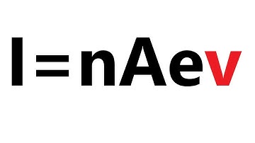 A Level Physics: I=nAev and drift velocity