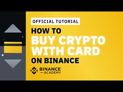 How To Buy Crypto With Card On Binance | #Binance Official Guide