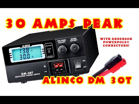 Review Of Alinco DM 30T Power Supply 30 Amps For Ham Radio