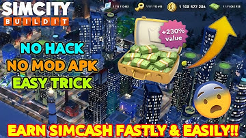 Earn SimCash Fastly In SimCity BuildIt! 🤑 | Secret Tips To Earn SimCash Easily! 😍