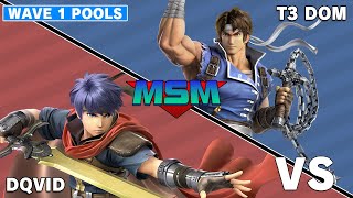 Offline MSM 242 - Dqvid (Ike) VS CG UCI | T3 Dom (Richter) Wave 1 Pools