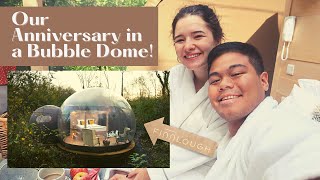 We Spent Our Anniversary Inside A BUBBLE?! Pinoy Takes Lithuanian Wife To Stay in a Finn Lough Dome!