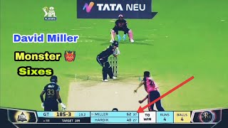David Miller Top 7 Monster 👹 Sixes In Cricket History Ever 🔥😱।। #cricket #longest #sixes